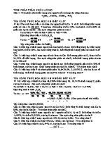 Hóa học 8 - Tính phần trăm khối lượng